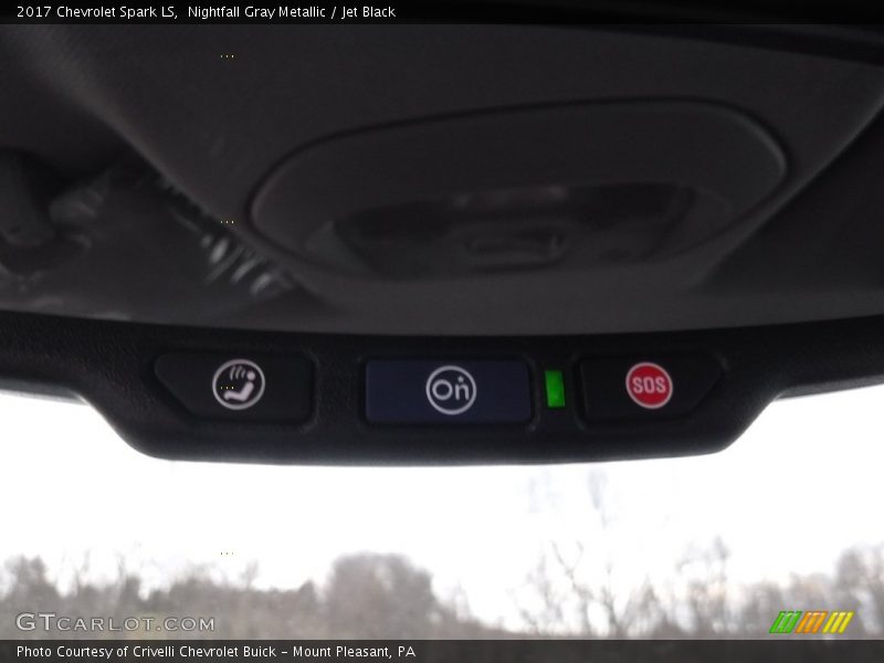 Nightfall Gray Metallic / Jet Black 2017 Chevrolet Spark LS