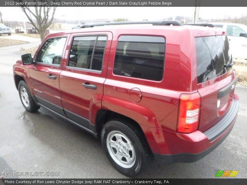 Deep Cherry Red Crystal Pearl / Dark Slate Gray/Light Pebble Beige 2012 Jeep Patriot Sport