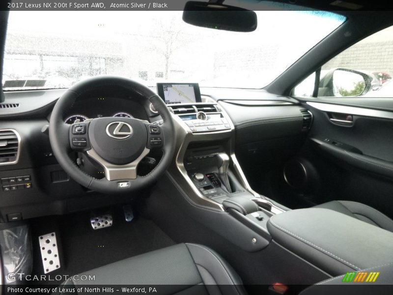 Atomic Silver / Black 2017 Lexus NX 200t F Sport AWD