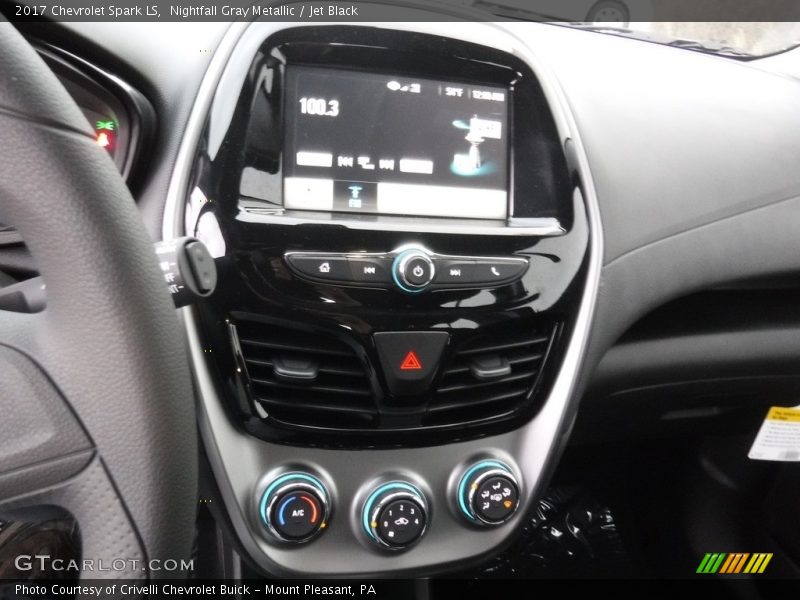 Nightfall Gray Metallic / Jet Black 2017 Chevrolet Spark LS