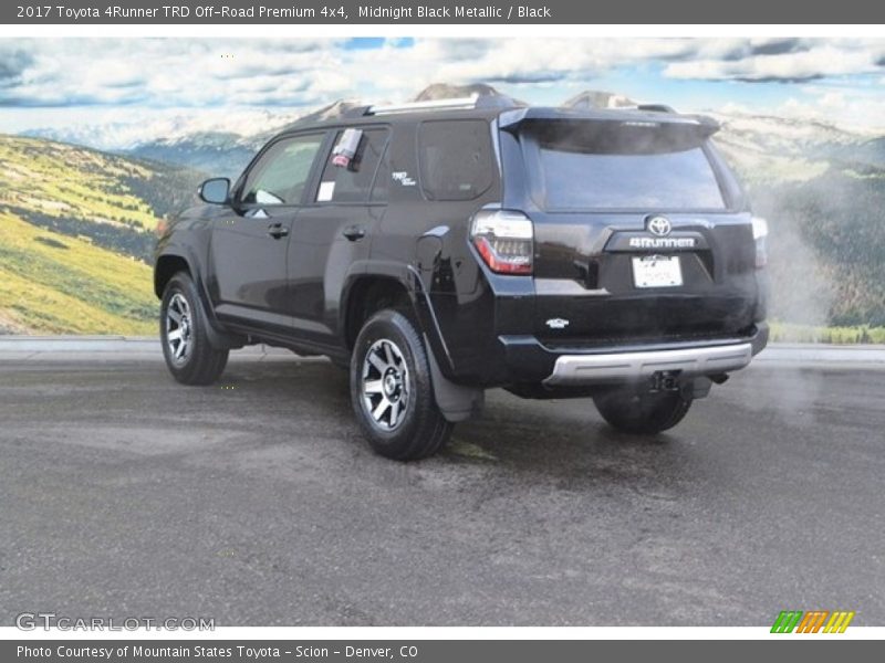 Midnight Black Metallic / Black 2017 Toyota 4Runner TRD Off-Road Premium 4x4