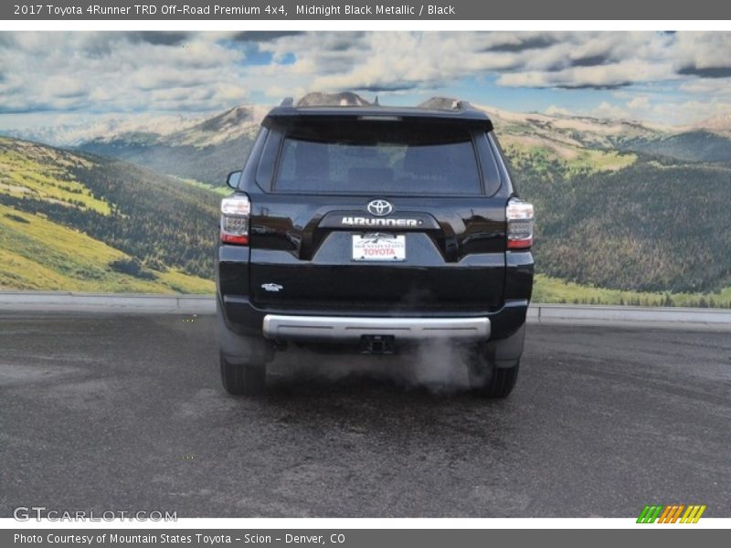 Midnight Black Metallic / Black 2017 Toyota 4Runner TRD Off-Road Premium 4x4