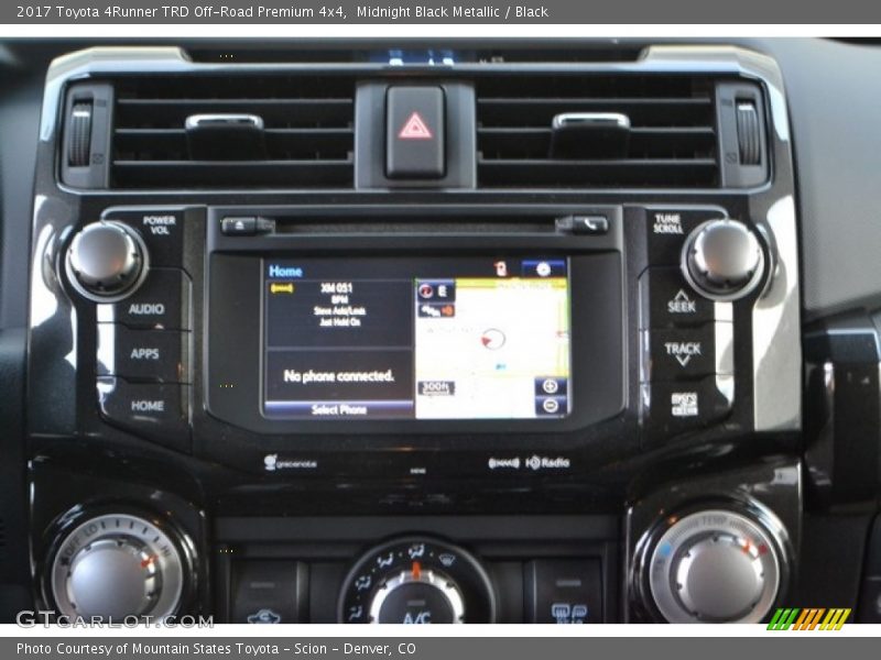 Midnight Black Metallic / Black 2017 Toyota 4Runner TRD Off-Road Premium 4x4