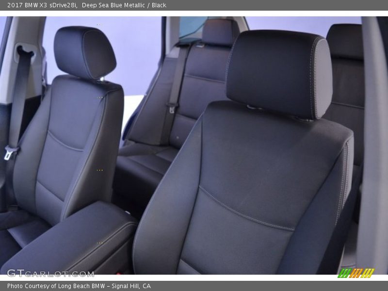 Deep Sea Blue Metallic / Black 2017 BMW X3 sDrive28i