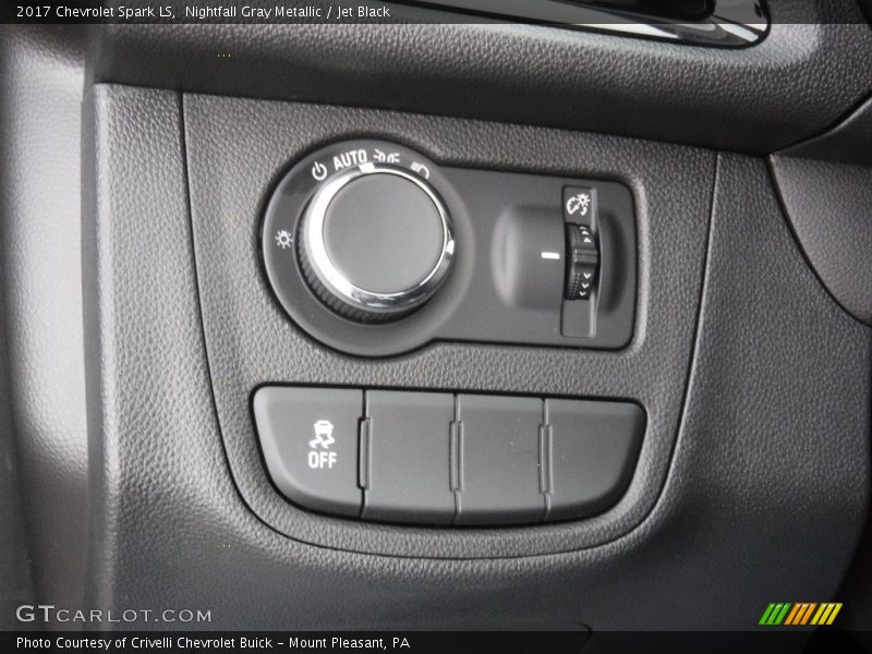 Nightfall Gray Metallic / Jet Black 2017 Chevrolet Spark LS