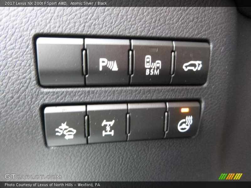 Controls of 2017 NX 200t F Sport AWD