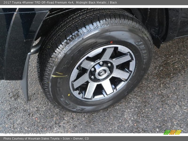 Midnight Black Metallic / Black 2017 Toyota 4Runner TRD Off-Road Premium 4x4