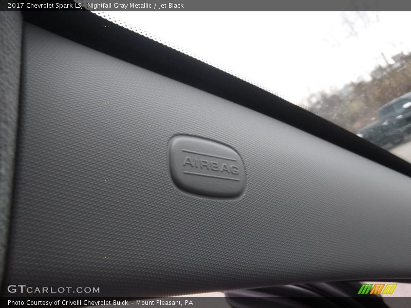 Nightfall Gray Metallic / Jet Black 2017 Chevrolet Spark LS