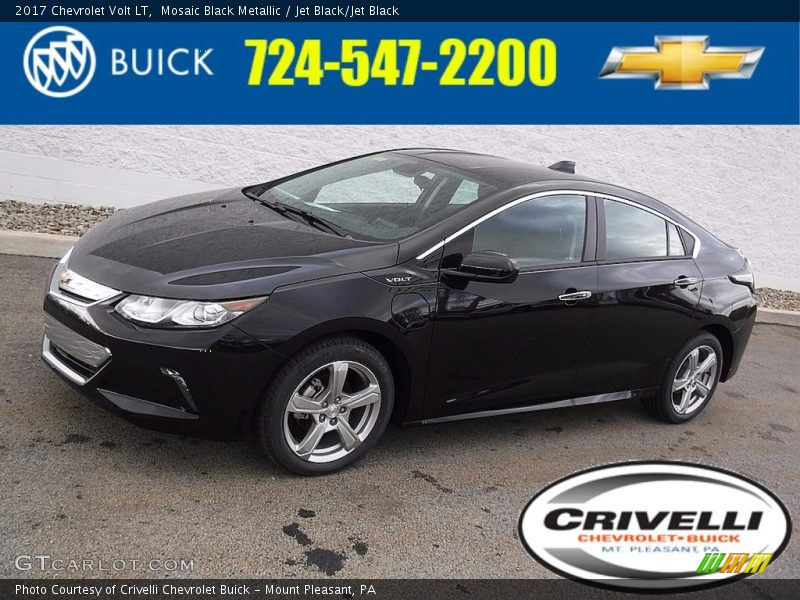 Mosaic Black Metallic / Jet Black/Jet Black 2017 Chevrolet Volt LT
