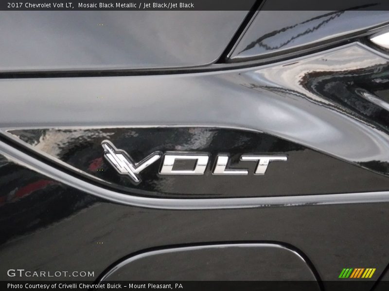 Mosaic Black Metallic / Jet Black/Jet Black 2017 Chevrolet Volt LT