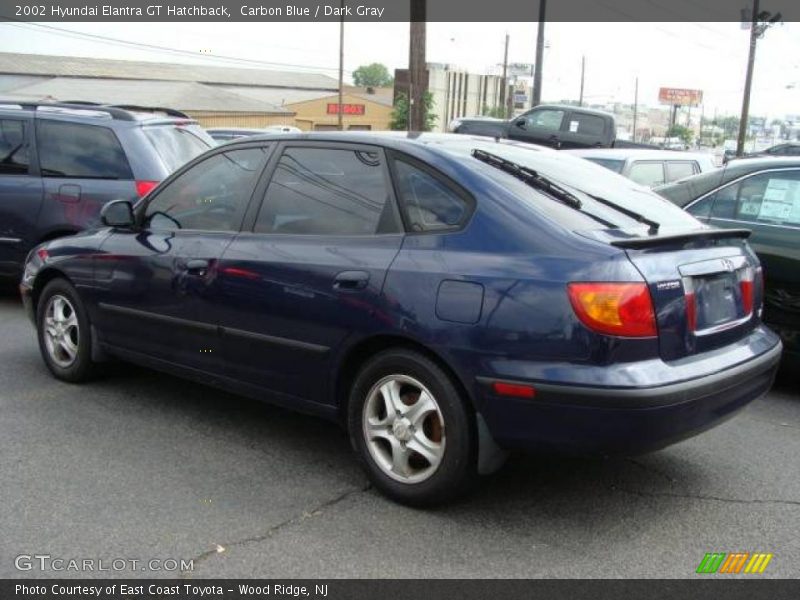 Carbon Blue / Dark Gray 2002 Hyundai Elantra GT Hatchback