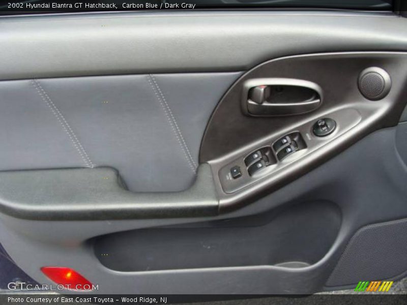Carbon Blue / Dark Gray 2002 Hyundai Elantra GT Hatchback