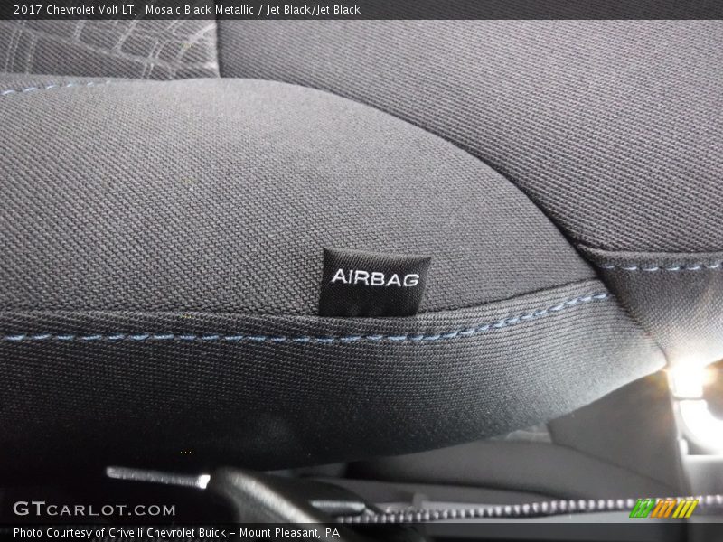 Mosaic Black Metallic / Jet Black/Jet Black 2017 Chevrolet Volt LT