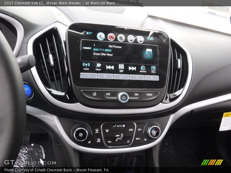 Mosaic Black Metallic / Jet Black/Jet Black 2017 Chevrolet Volt LT