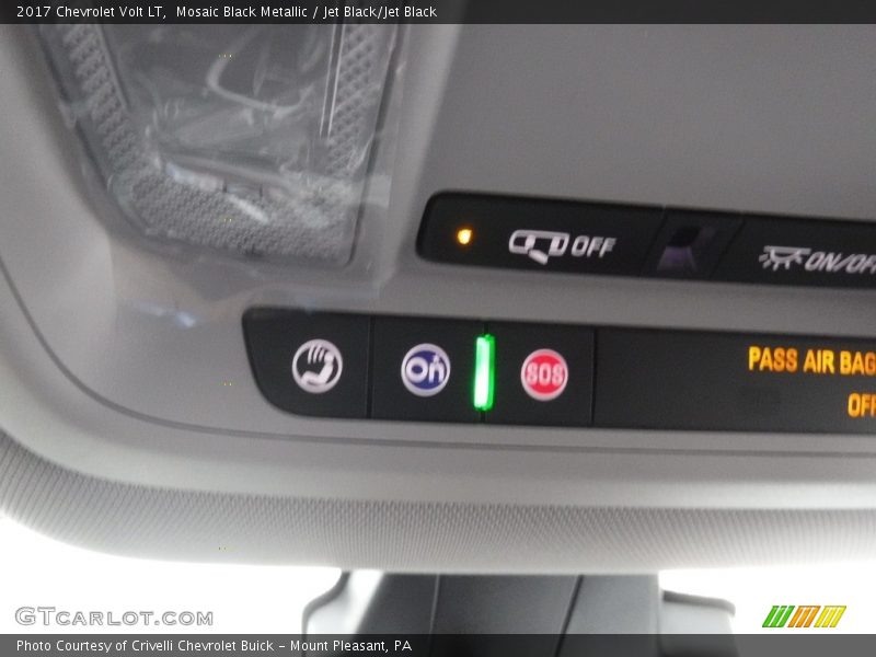 Mosaic Black Metallic / Jet Black/Jet Black 2017 Chevrolet Volt LT