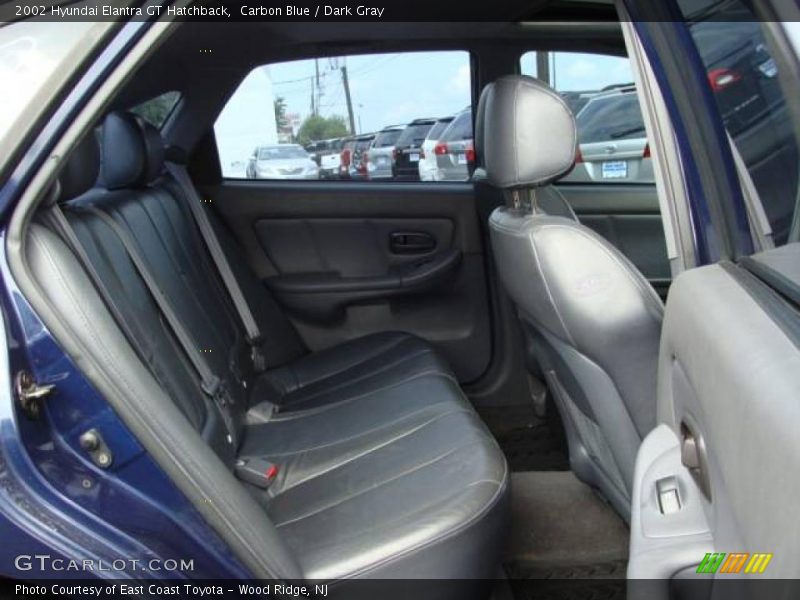 Carbon Blue / Dark Gray 2002 Hyundai Elantra GT Hatchback