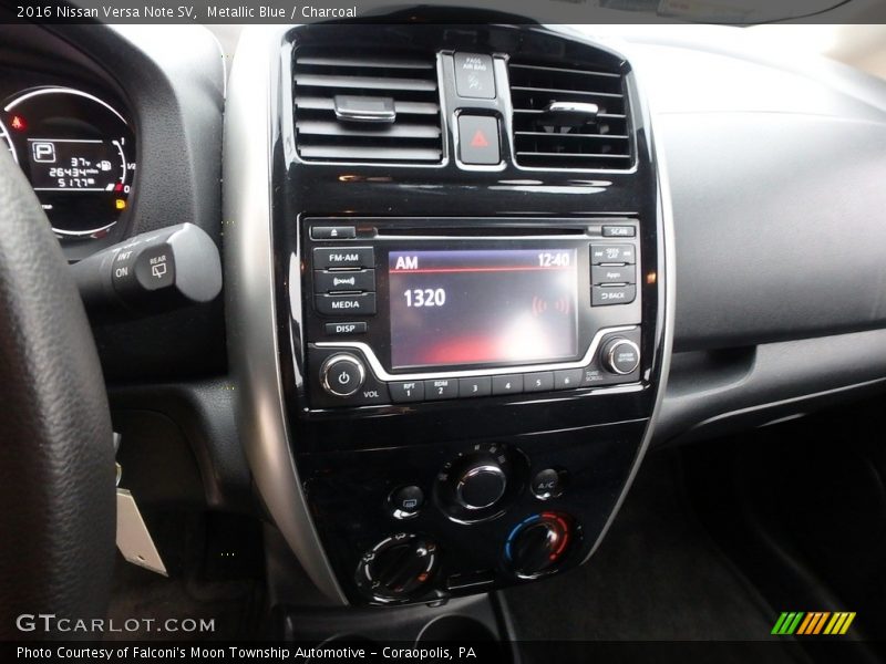 Metallic Blue / Charcoal 2016 Nissan Versa Note SV