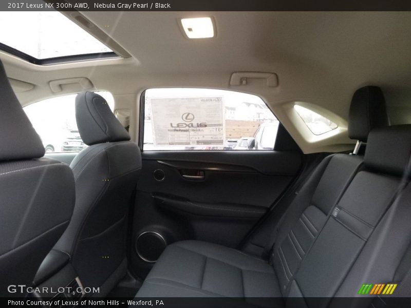Nebula Gray Pearl / Black 2017 Lexus NX 300h AWD