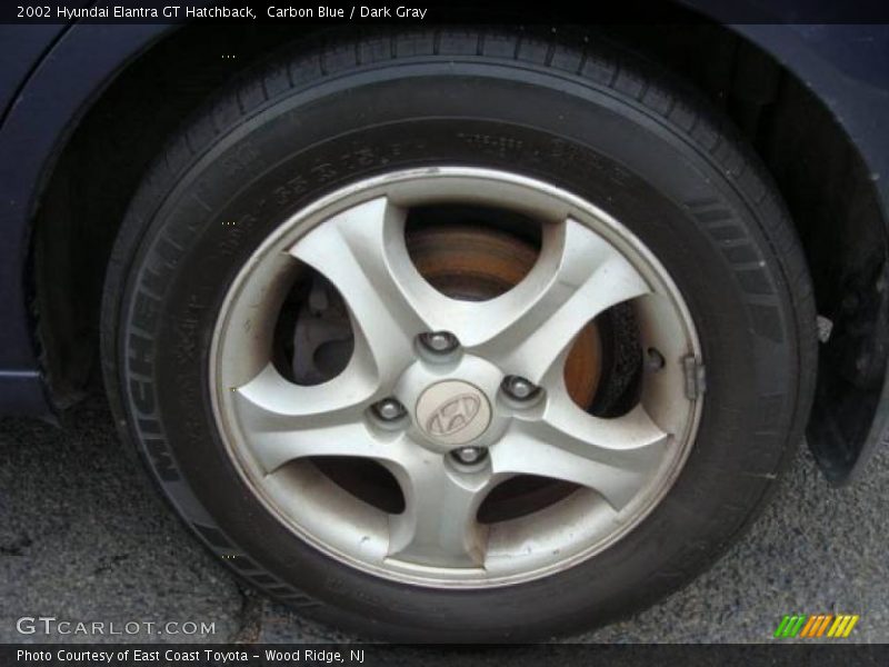 Carbon Blue / Dark Gray 2002 Hyundai Elantra GT Hatchback