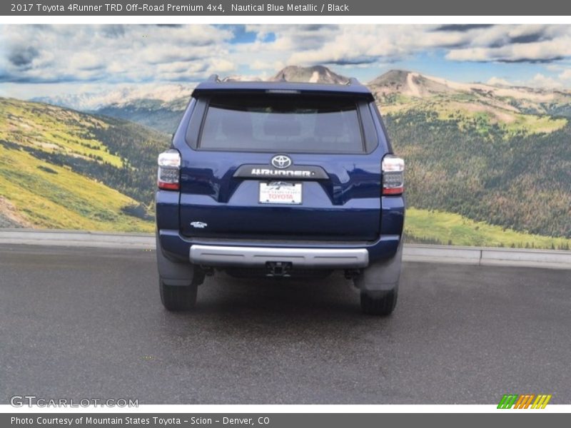 Nautical Blue Metallic / Black 2017 Toyota 4Runner TRD Off-Road Premium 4x4