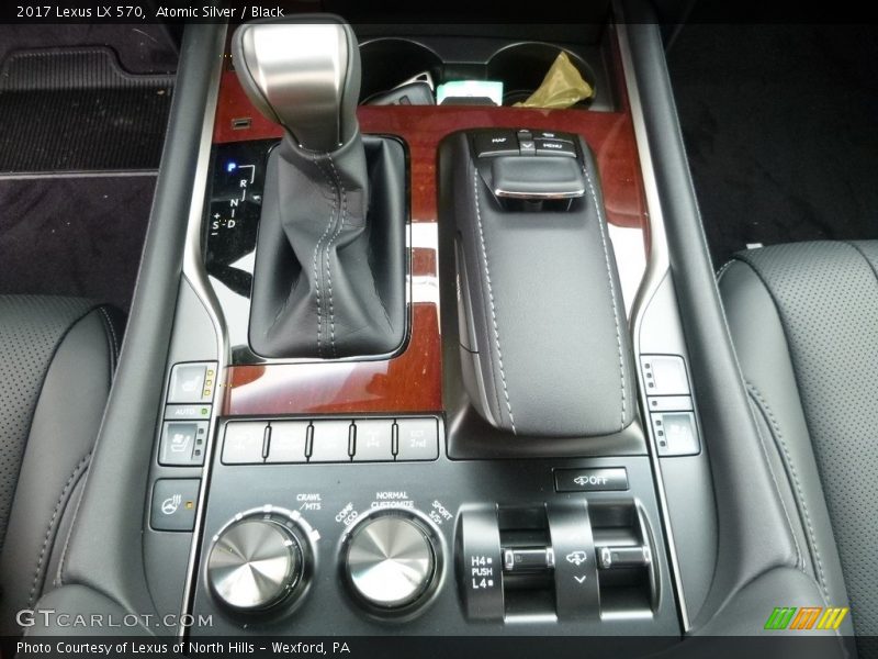 Atomic Silver / Black 2017 Lexus LX 570