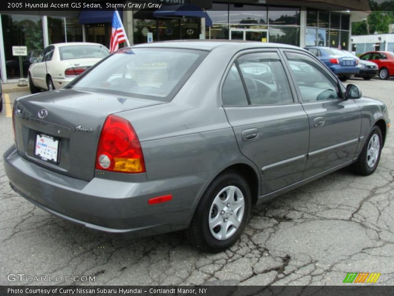 Stormy Gray / Gray 2005 Hyundai Accent GLS Sedan