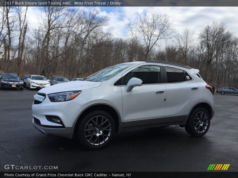 White Frost Tricoat / Ebony 2017 Buick Encore Sport Touring AWD