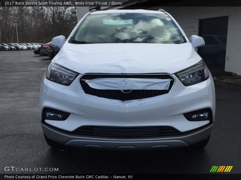 White Frost Tricoat / Ebony 2017 Buick Encore Sport Touring AWD