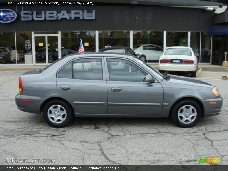 Stormy Gray / Gray 2005 Hyundai Accent GLS Sedan