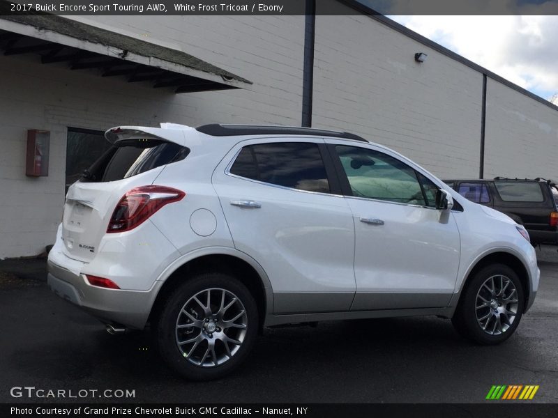 White Frost Tricoat / Ebony 2017 Buick Encore Sport Touring AWD