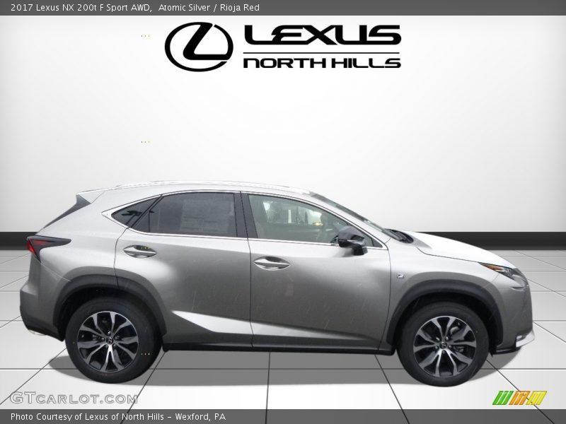 Atomic Silver / Rioja Red 2017 Lexus NX 200t F Sport AWD