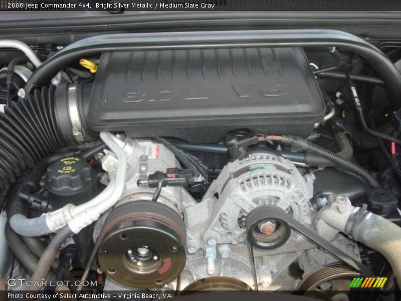 Bright Silver Metallic / Medium Slate Gray 2006 Jeep Commander 4x4
