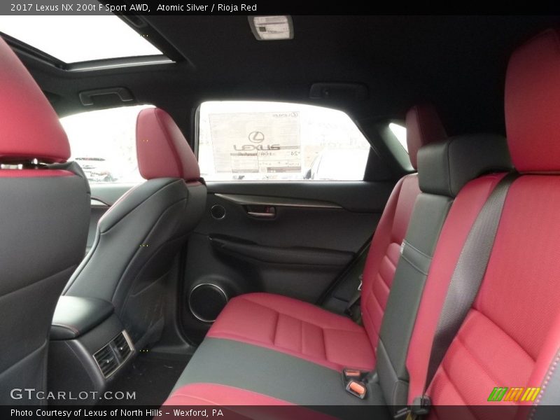 Atomic Silver / Rioja Red 2017 Lexus NX 200t F Sport AWD