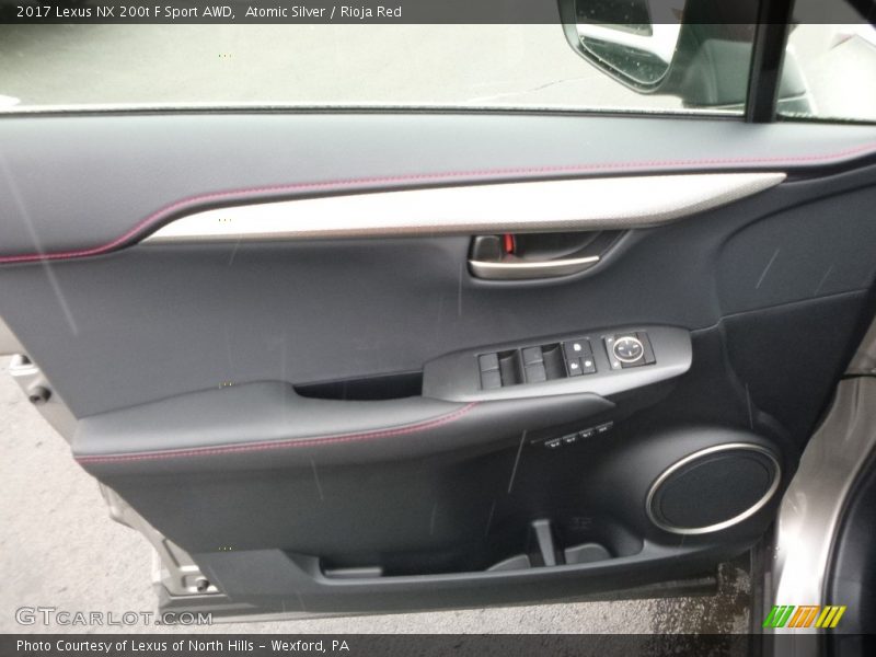 Atomic Silver / Rioja Red 2017 Lexus NX 200t F Sport AWD