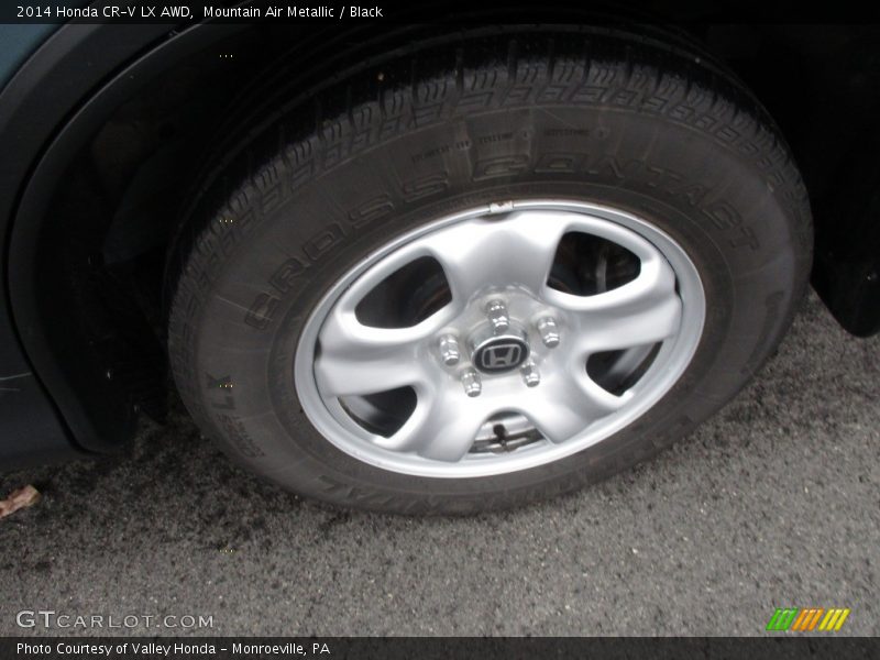 Mountain Air Metallic / Black 2014 Honda CR-V LX AWD
