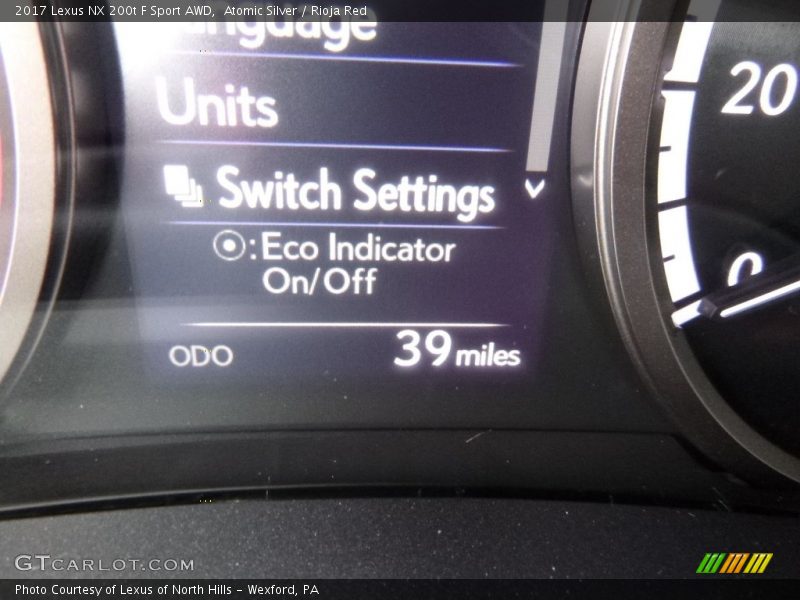 Atomic Silver / Rioja Red 2017 Lexus NX 200t F Sport AWD