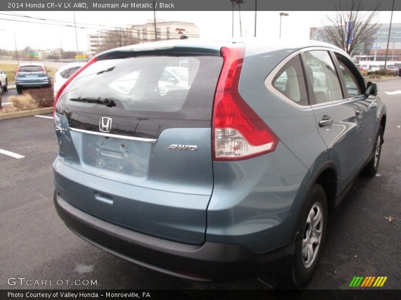 Mountain Air Metallic / Black 2014 Honda CR-V LX AWD