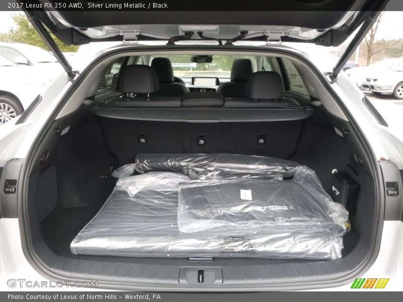 Silver Lining Metallic / Black 2017 Lexus RX 350 AWD