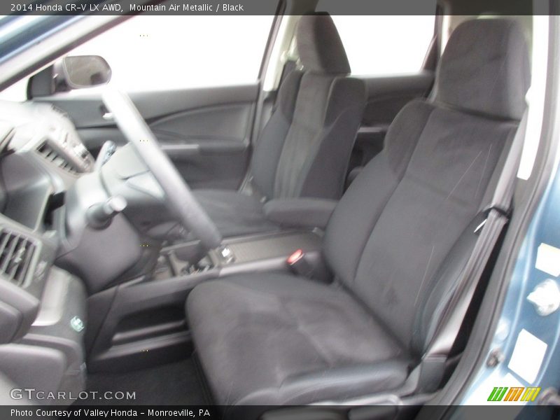 Mountain Air Metallic / Black 2014 Honda CR-V LX AWD