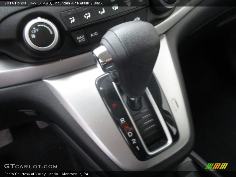 Mountain Air Metallic / Black 2014 Honda CR-V LX AWD