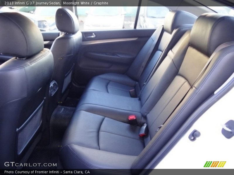 Moonlight White / Graphite 2013 Infiniti G 37 Journey Sedan