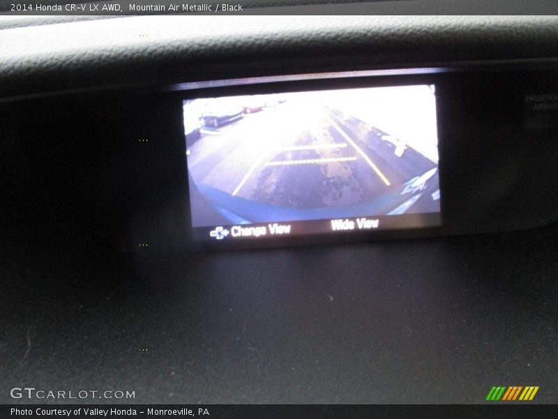 Mountain Air Metallic / Black 2014 Honda CR-V LX AWD