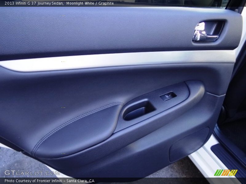 Moonlight White / Graphite 2013 Infiniti G 37 Journey Sedan