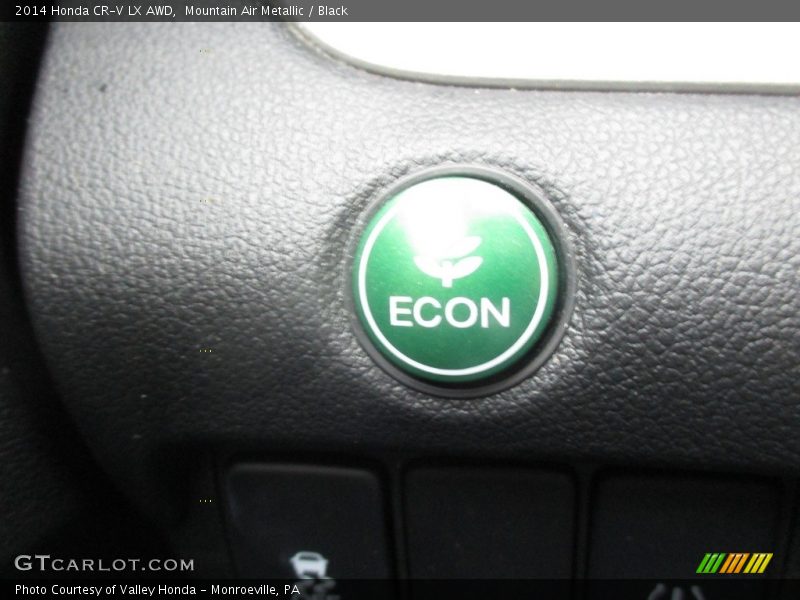 Mountain Air Metallic / Black 2014 Honda CR-V LX AWD