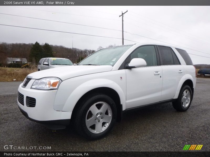 Polar White / Gray 2006 Saturn VUE V6 AWD