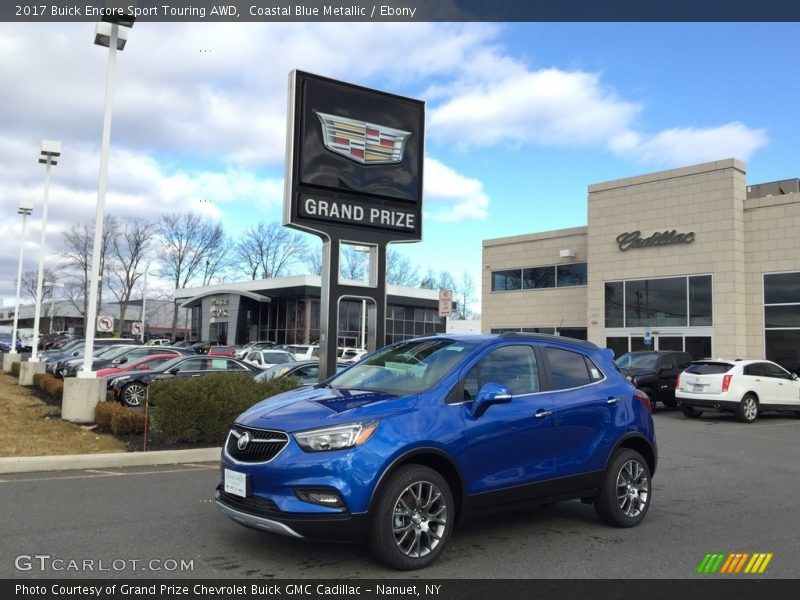 Coastal Blue Metallic / Ebony 2017 Buick Encore Sport Touring AWD