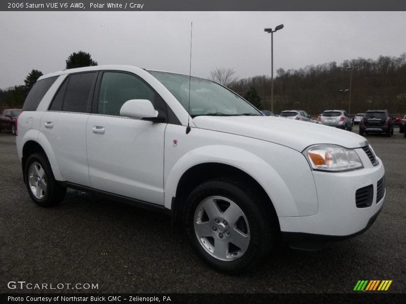 Polar White / Gray 2006 Saturn VUE V6 AWD