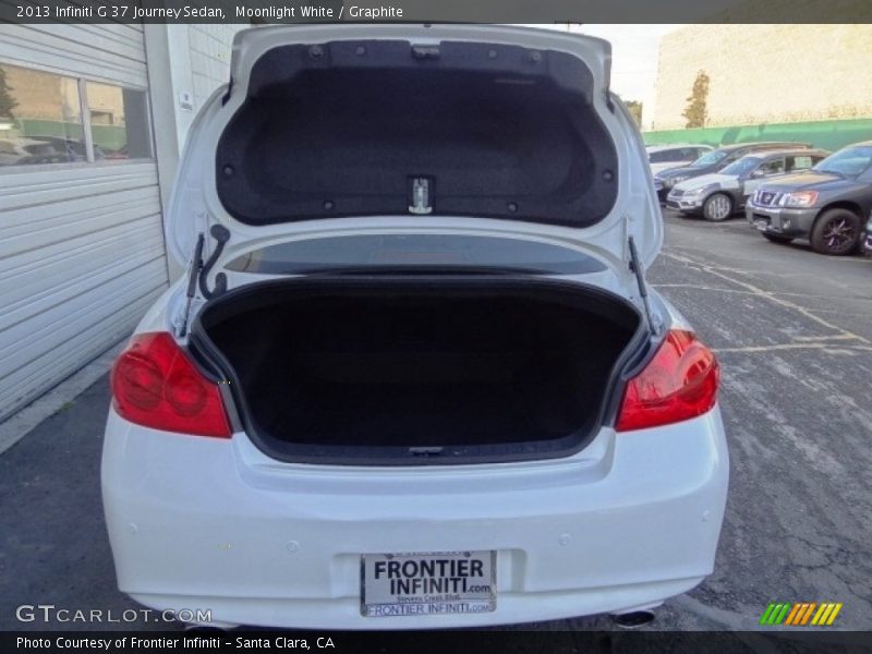 Moonlight White / Graphite 2013 Infiniti G 37 Journey Sedan