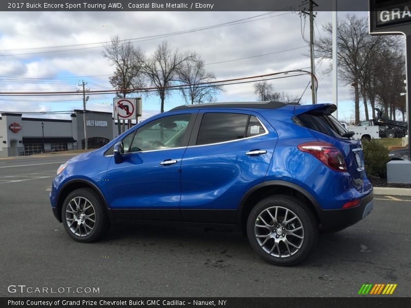 Coastal Blue Metallic / Ebony 2017 Buick Encore Sport Touring AWD