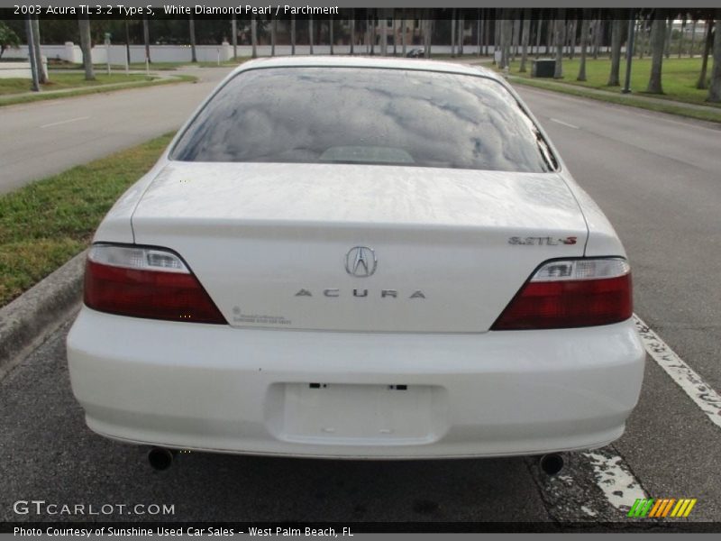 White Diamond Pearl / Parchment 2003 Acura TL 3.2 Type S